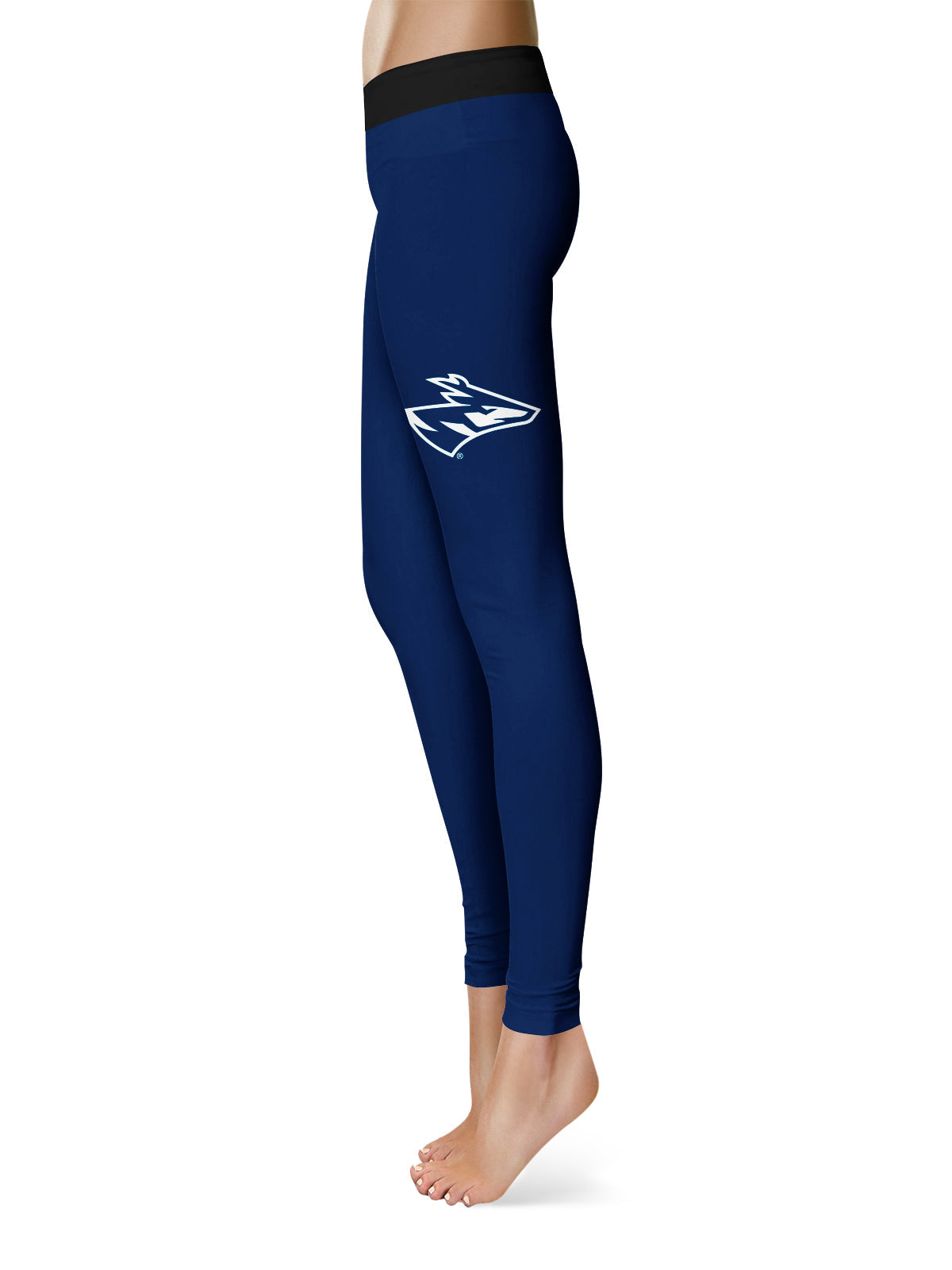 Nebraska-Kearney Lopers UNK Vive La Fete Game Day Collegiate Logo on Thigh Blue Women Yoga Leggings 2.5 Waist Tights