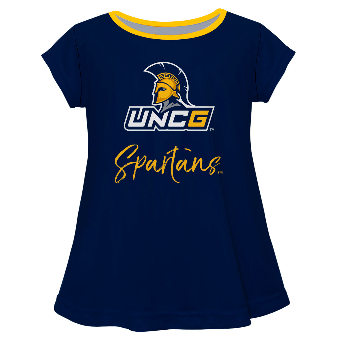 UNC Greensboro Spartans UNCG Vive La Fete Girls Game Day All Over