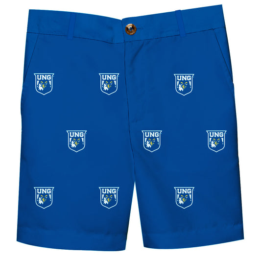 North Georgia Nighthawks Boys Game Day Blue Structured Shorts