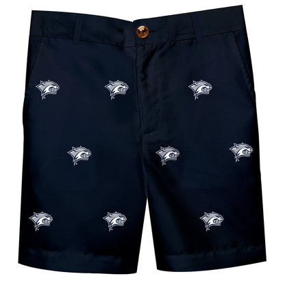 New Hampshire Wildcats UNH Boys Game Day Navy Structured Shorts