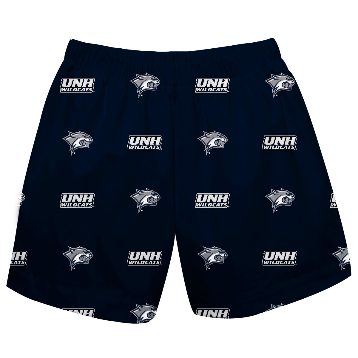 New Hampshire Wildcats UNH Boys Game Day Elastic Waist Classic Play Navy Pull On Shorts