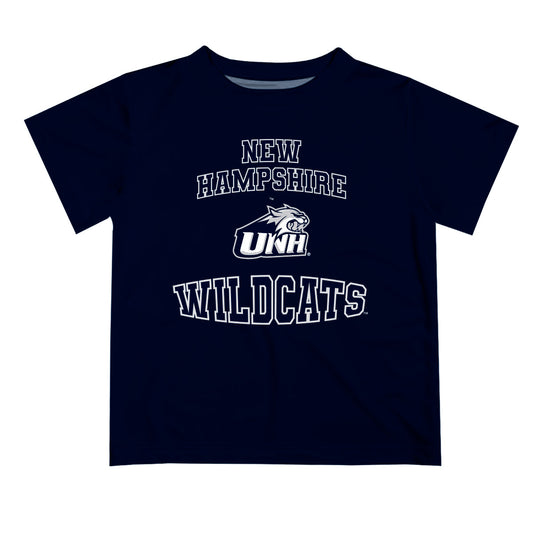Mouseover Image, New Hampshire Wildcats UNH Vive La Fete Boys Game Day V3 Gray Short Sleeve Tee Shirt