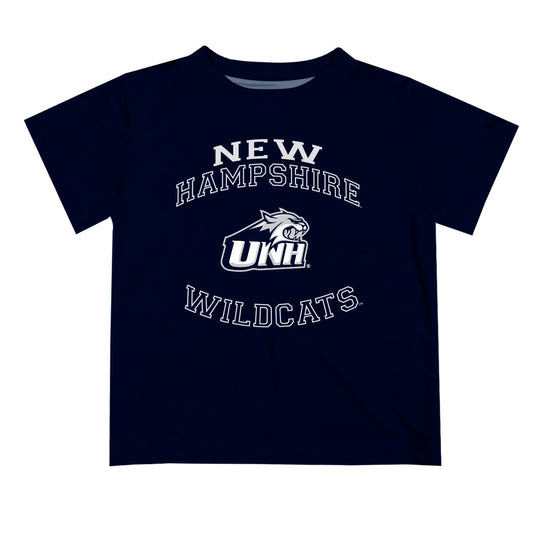 Mouseover Image, New Hampshire Wildcats UNH Vive La Fete Boys Game Day V1 Gray Short Sleeve Tee Shirt