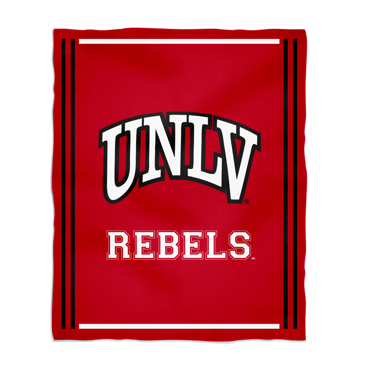 UNLV Rebels Kids Game Day Red Plush Soft Minky Blanket 36 x 48 Mascot