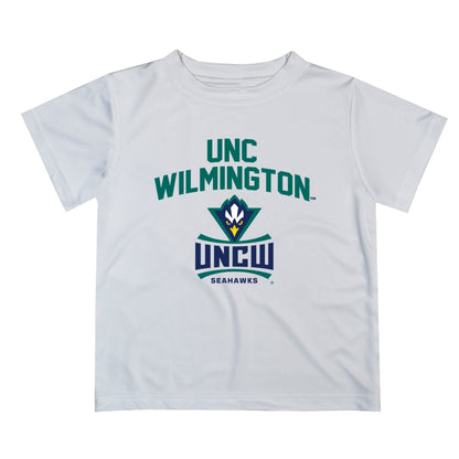 UNC Wilmington Seahawks UNCW Vive La Fete Boys Game Day V2 White Short Sleeve Tee Shirt