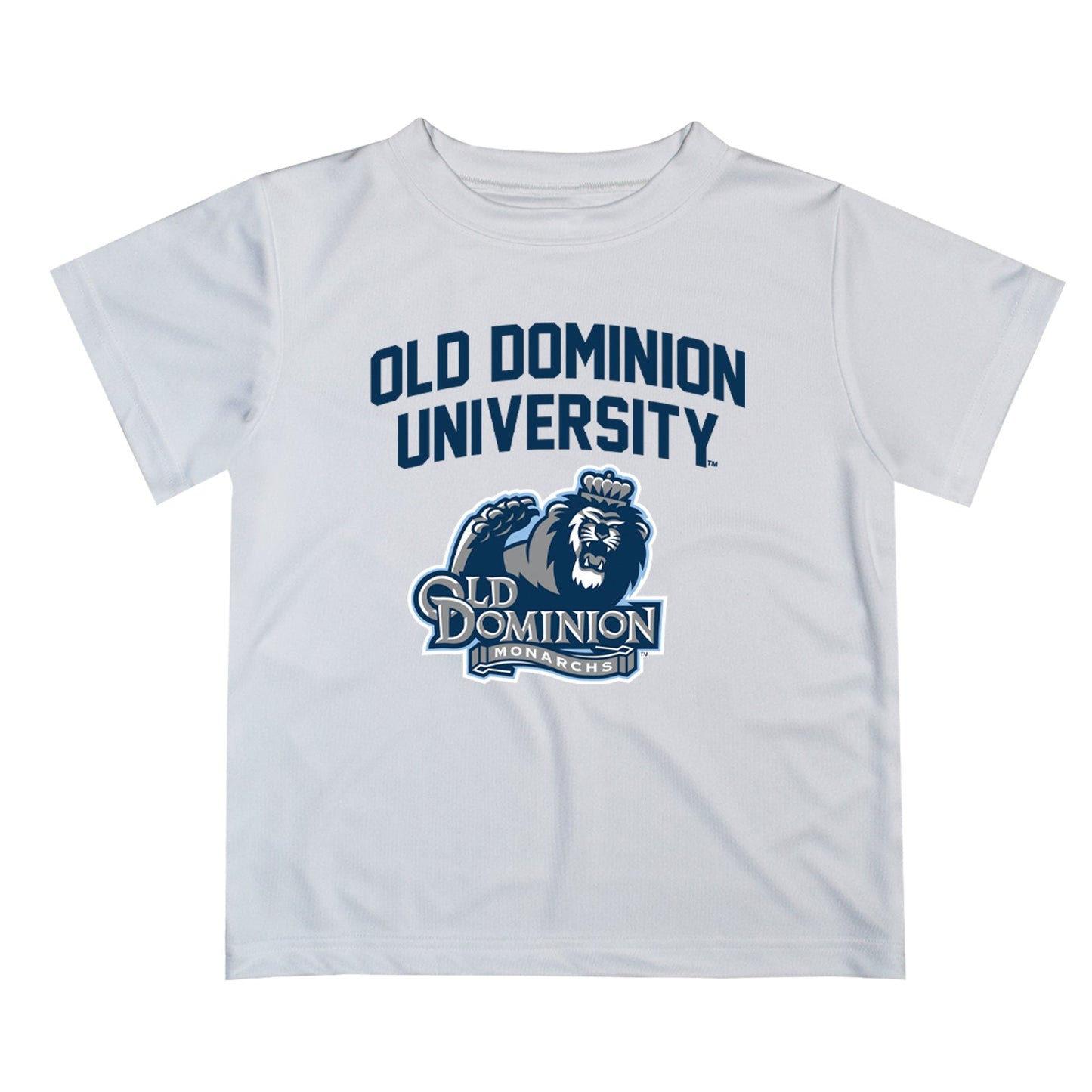 Old Dominion Monarchs Vive La Fete Boys Game Day V2 White Short Sleeve Tee Shirt