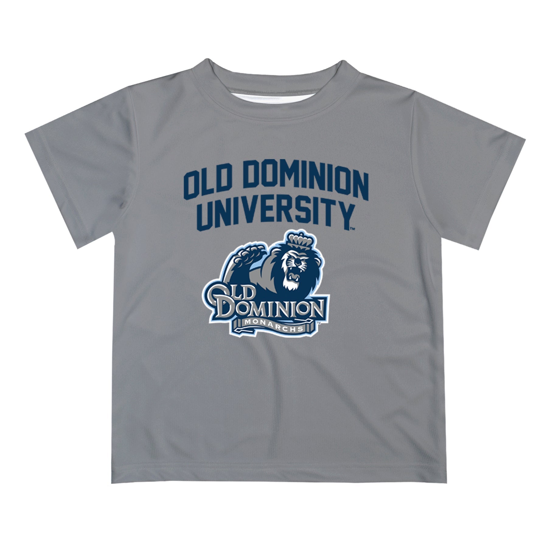 Old Dominion Monarchs Vive La Fete Boys Game Day V2 Gray Short Sleeve Tee Shirt