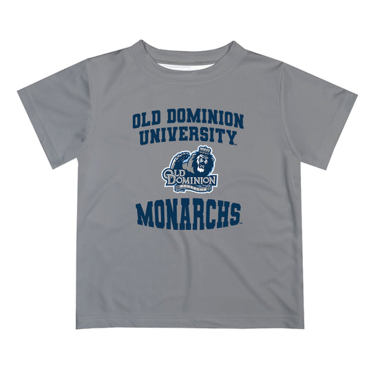 Old Dominion Monarchs Vive La Fete Boys Game Day V3 Gray Short Sleeve Tee Shirt
