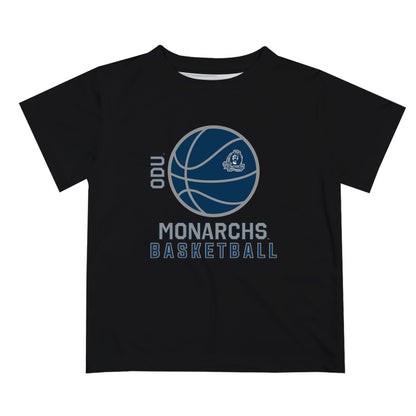 Old Dominion Monarchs Vive La Fete Basketball V1 Black Short Sleeve Tee Shirt