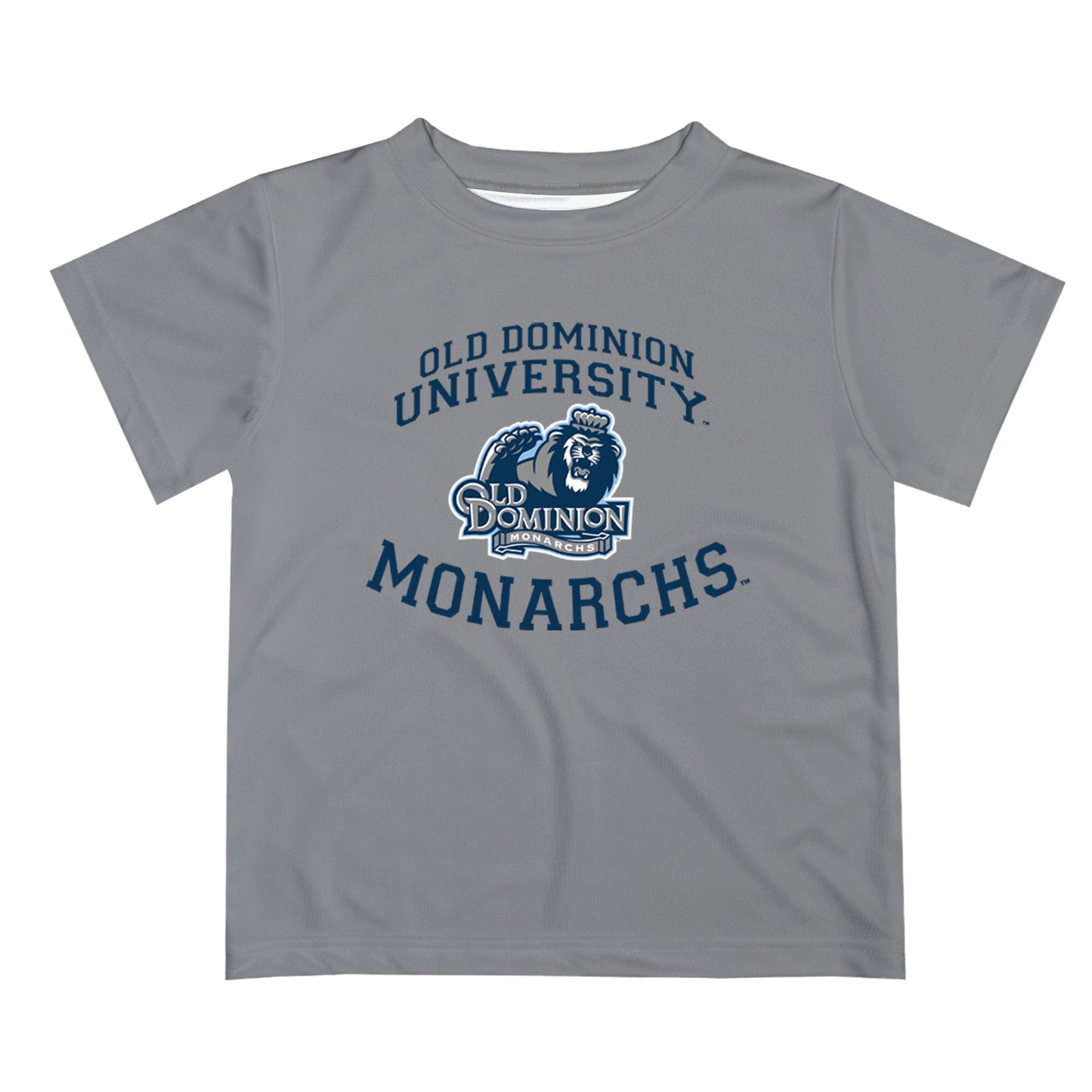 Old Dominion Monarchs Vive La Fete Boys Game Day V1 Gray Short Sleeve Tee Shirt