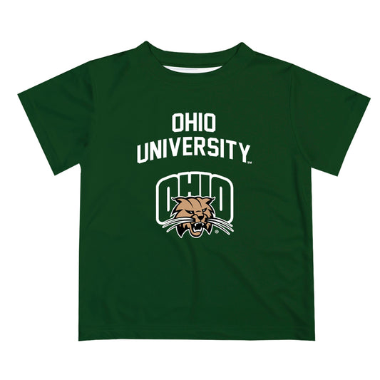 Ohio University Bobcats Vive La Fete Boys Game Day V2 Green Short Sleeve Tee Shirt