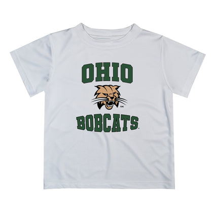 Ohio University Bobcats Vive La Fete Boys Game Day V3 White Short Sleeve Tee Shirt