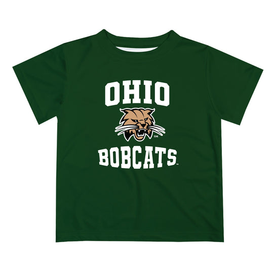Ohio University Bobcats Vive La Fete Boys Game Day V3 Green Short Sleeve Tee Shirt