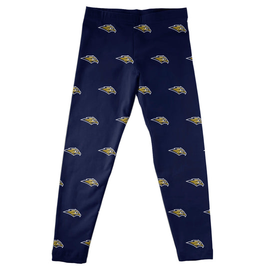 Oral Roberts Golden Eagles Girls Game Day Classic Play Navy Leggings Tights