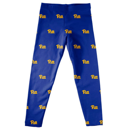 Pitt Panthers UP Girls Game Day Classic Play Blue Leggings Tights