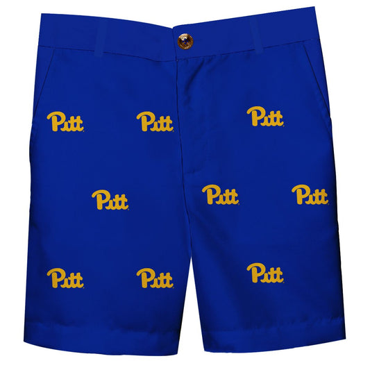 Pittsburgh Panters UP Boys Game Day Blue Structured Shorts