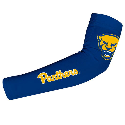 Pitt Panthers UP Vive La Fete Toddler Youth Women Game Day Solid Arm Sleeve Pair Primary Logo and Mascot