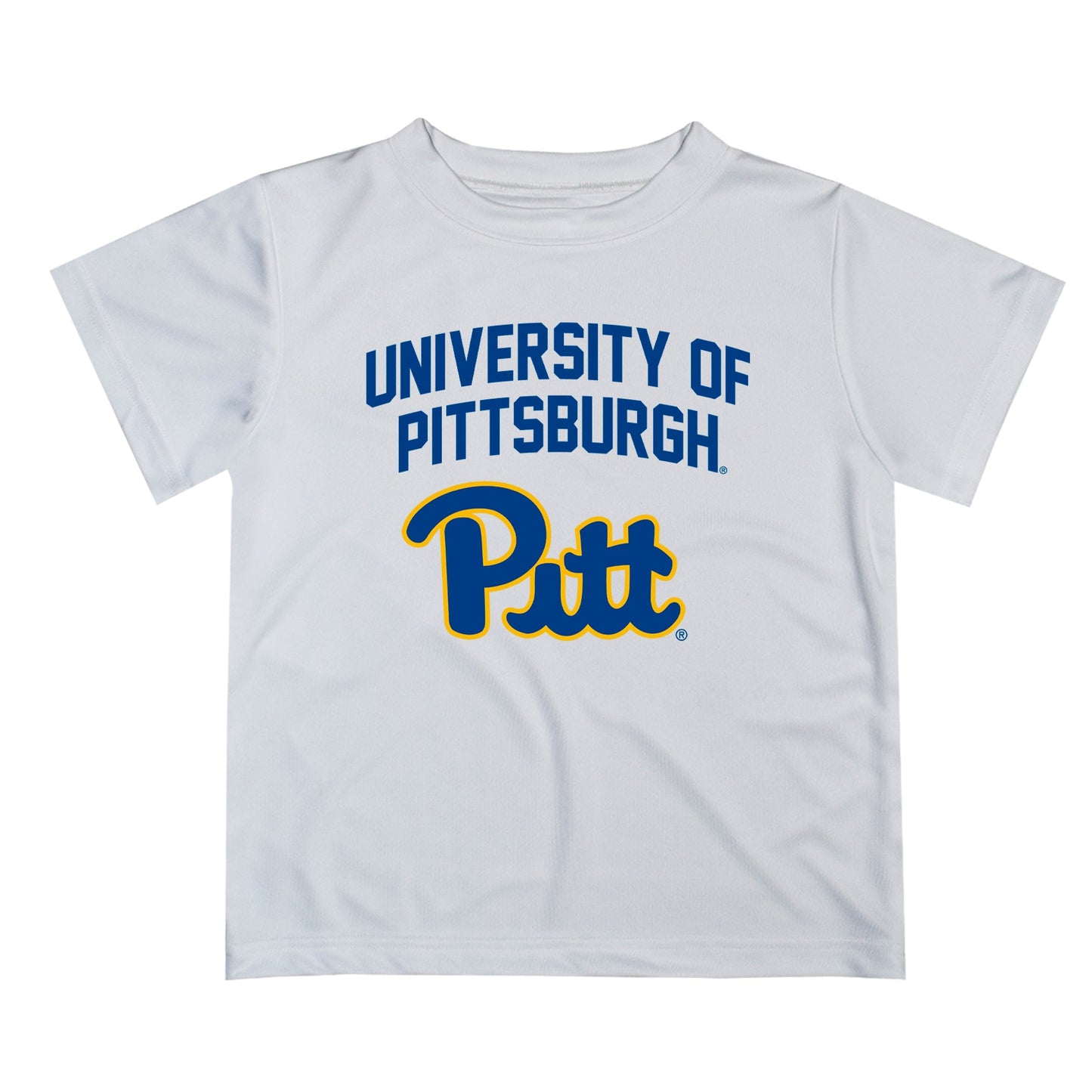 Pittsburgh Panthers UP Vive La Fete Boys Game Day V2 White Short Sleeve Tee Shirt