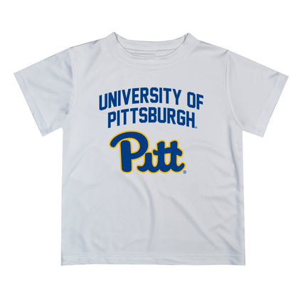 Pittsburgh Panthers UP Vive La Fete Boys Game Day V2 White Short Sleeve Tee Shirt