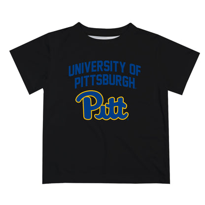 Pittsburgh Panthers UP Vive La Fete Boys Game Day V2 Black Short Sleeve Tee Shirt