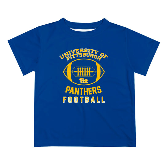 Mouseover Image, Pittsburgh Panthers UP Vive La Fete Football V2 Gold Short Sleeve Tee Shirt