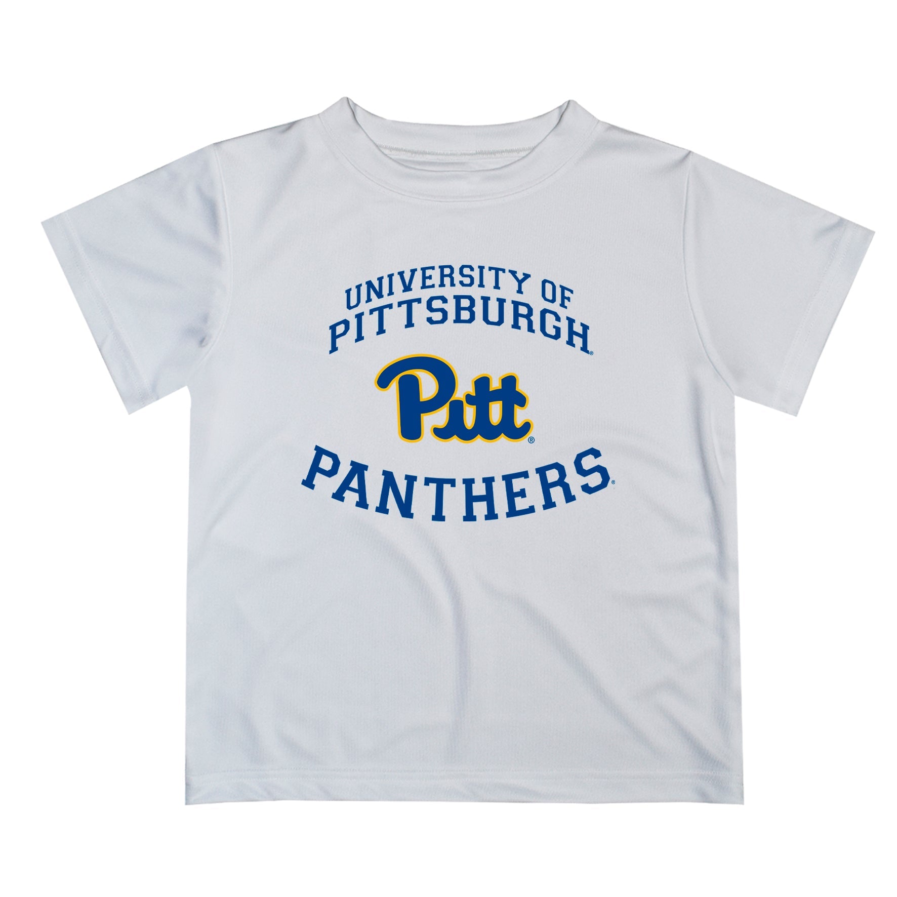 Pittsburgh Panthers UP Vive La Fete Boys Game Day V1 White Short Sleeve Tee Shirt