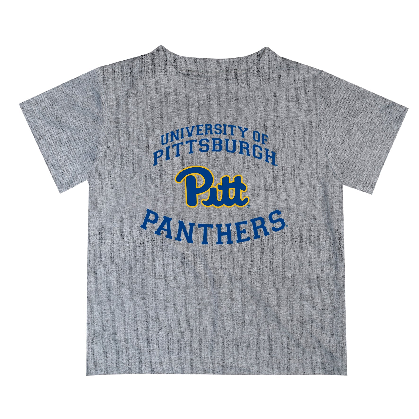 Pittsburgh Panthers UP Vive La Fete Boys Game Day V1 Heather Gray Short Sleeve Tee Shirt