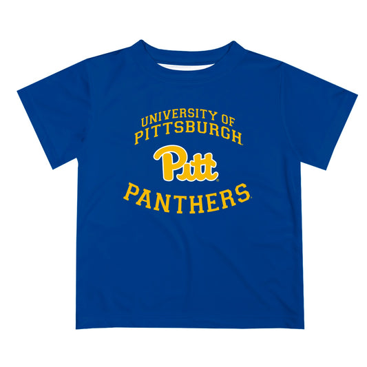 Mouseover Image, Pittsburgh Panthers UP Vive La Fete Boys Game Day V1 Gold Short Sleeve Tee Shirt