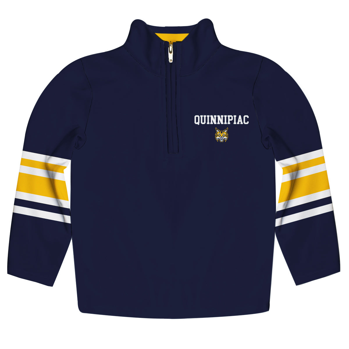 Quinnipiac Bobcats Game Day Navy Quarter Zip Pullover Sweatshirt for T