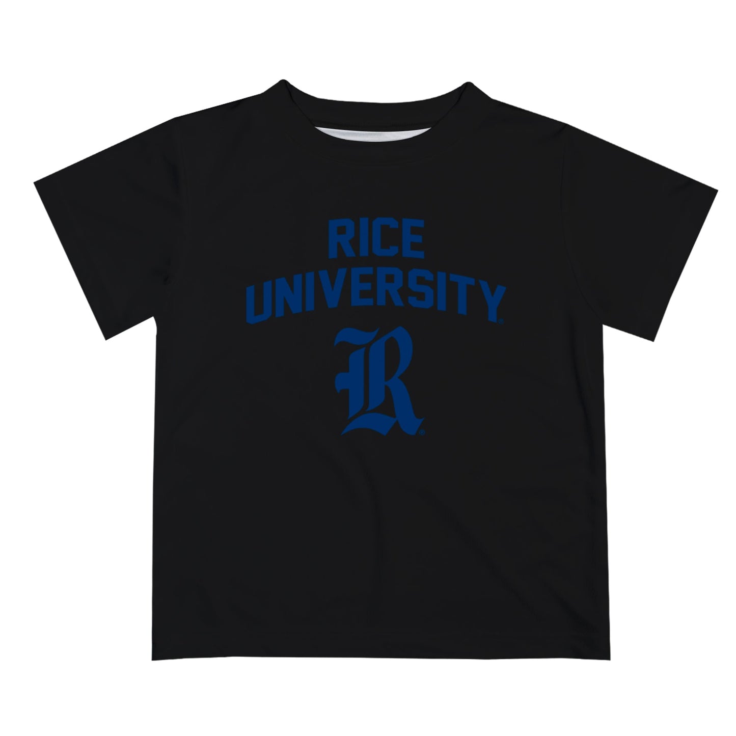 Rice University Owls Vive La Fete Boys Game Day V2 Black Short Sleeve Tee Shirt