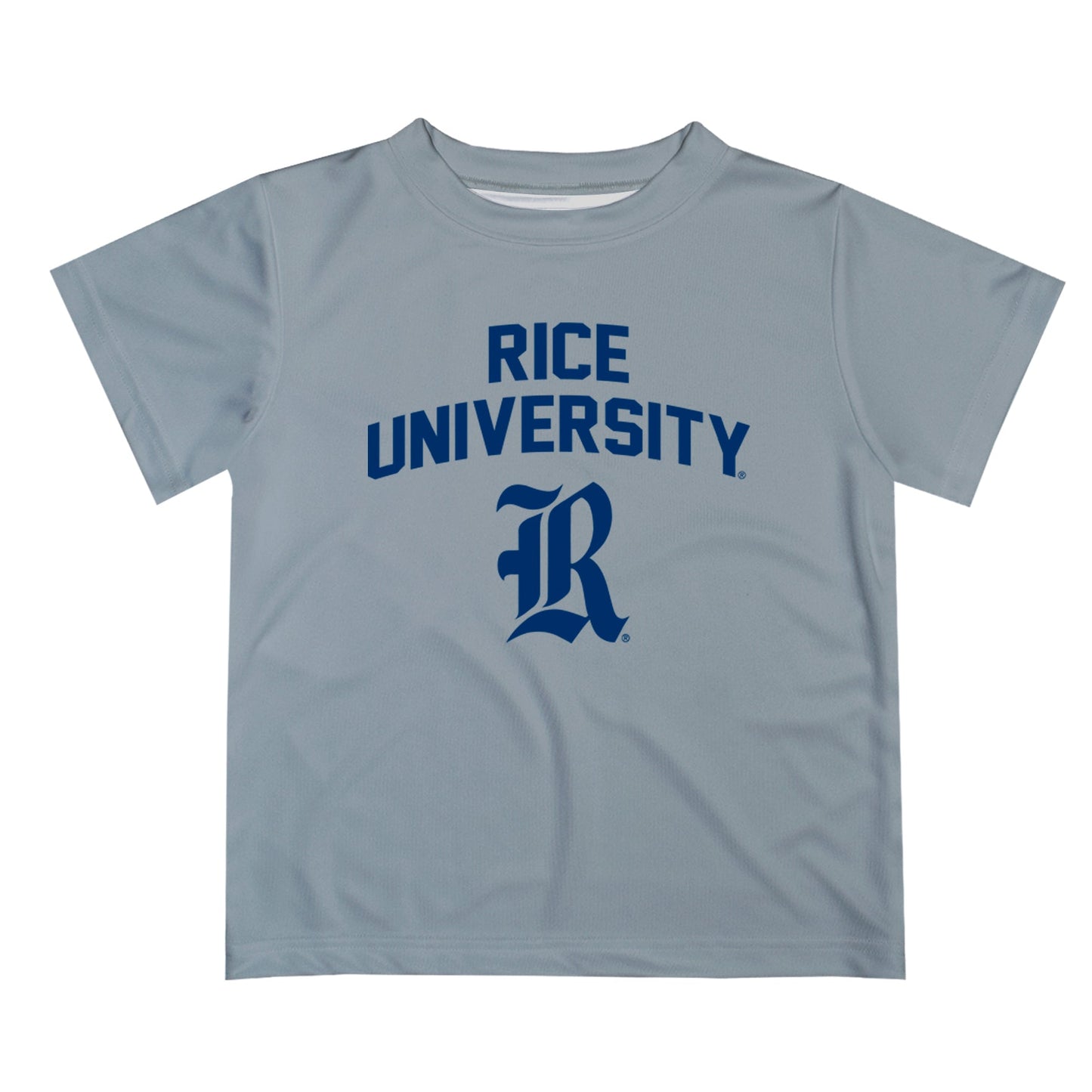 Rice University Owls Vive La Fete Boys Game Day V2 Gray Short Sleeve Tee Shirt