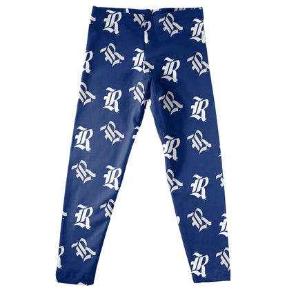 Rice Owls Blue Leggings