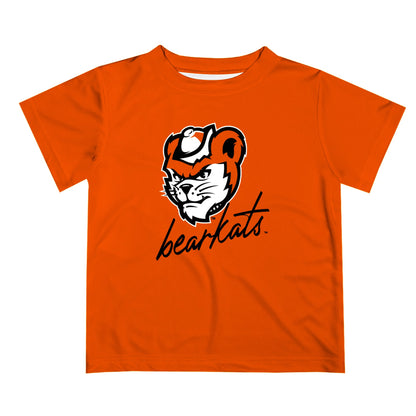 Sam Houston Bearkats Vive La Fete Script V1 Orange Short Sleeve Tee Shirt