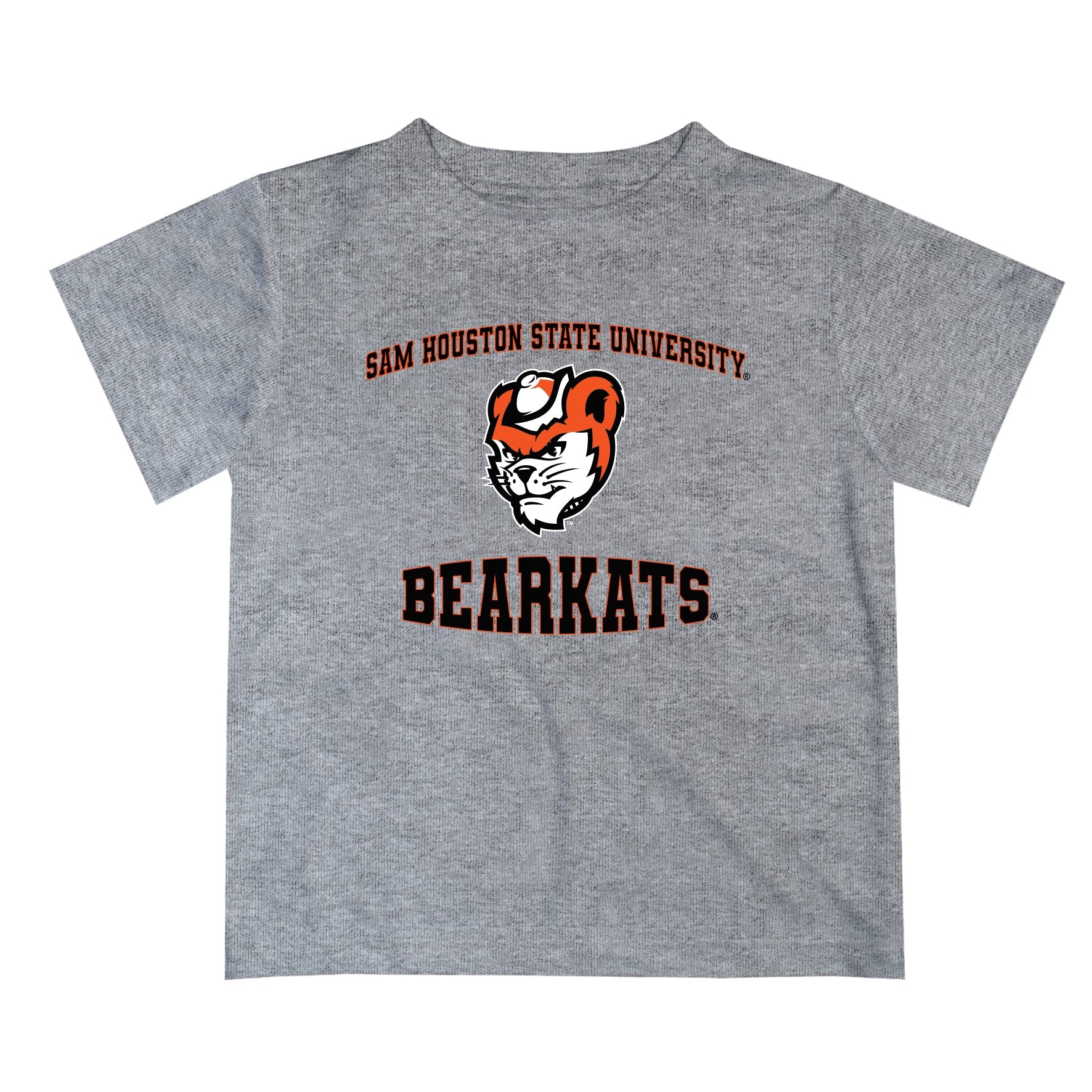 Sam Houston Bearkats Vive La Fete Boys Game Day V3 Heather Gray Short Sleeve Tee Shirt