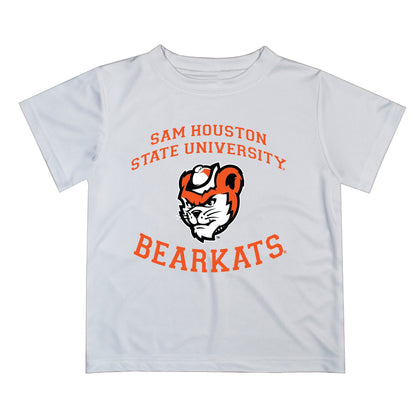 Sam Houston Bearkats La Fete Boys Game Day V1 White Short Sleeve Tee Shirt