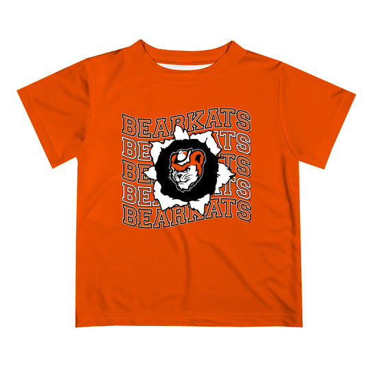 Sam Houston Bearkats Vive La Fete  Orange Art V1 Short Sleeve Tee Shirt