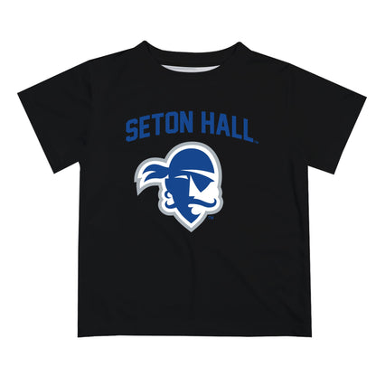 Seton Hall Pirates Vive La Fete Boys Game Day V2 Black Short Sleeve Tee Shirt