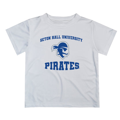 Seton Hall Pirates Vive La Fete Boys Game Day V3 White Short Sleeve Tee Shirt