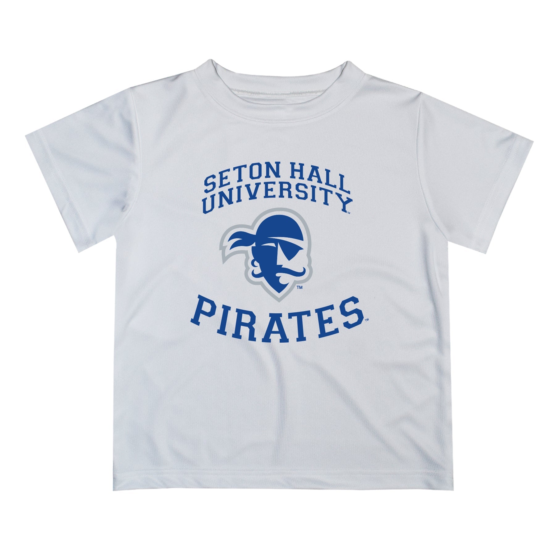 Seton Hall Pirates Vive La Fete Boys Game Day V1 White Short Sleeve Tee Shirt