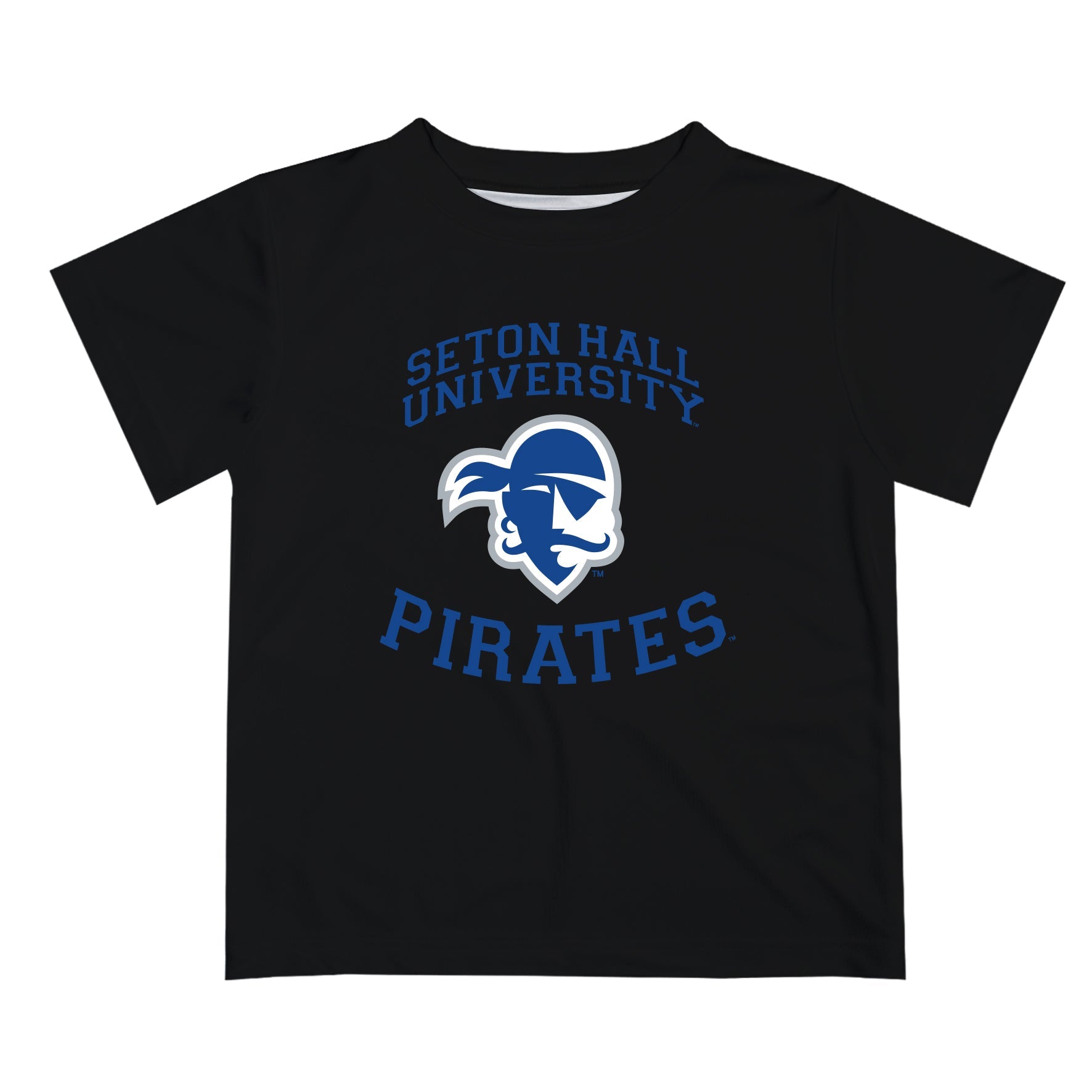 Seton Hall Pirates Vive La Fete Boys Game Day V1 Black Short Sleeve Tee Shirt
