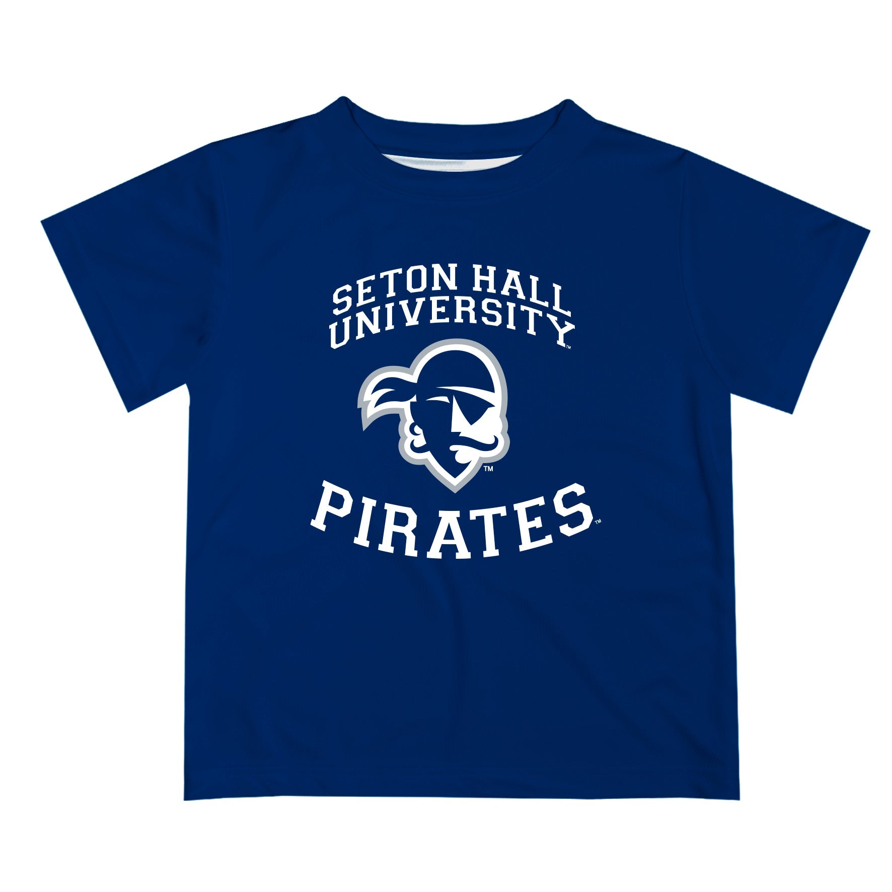Seton Hall Pirates Vive La Fete Boys Game Day V1 Blue Short Sleeve Tee Shirt