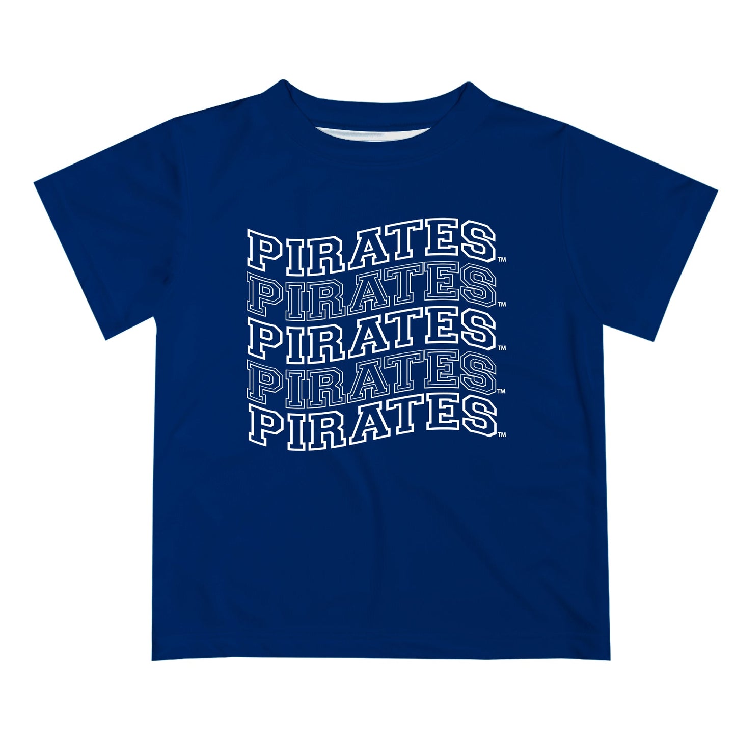 Seton Hall Pirates Vive La Fete  Blue Art V1 Short Sleeve Tee Shirt