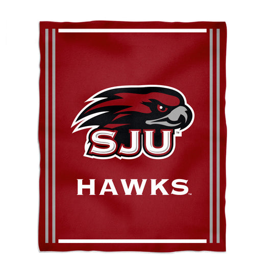 Saint Joseph's Hawks Champion Est. Date Jersey T-Shirt - Crimson