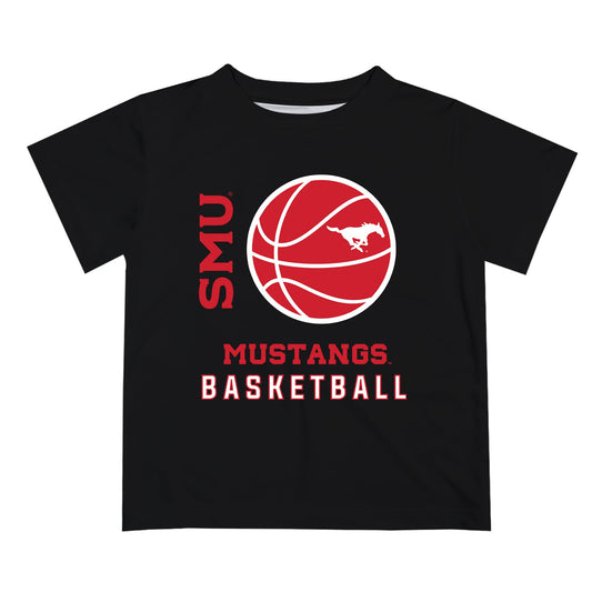 Men's Red SMU Mustangs Basketball Jersey
