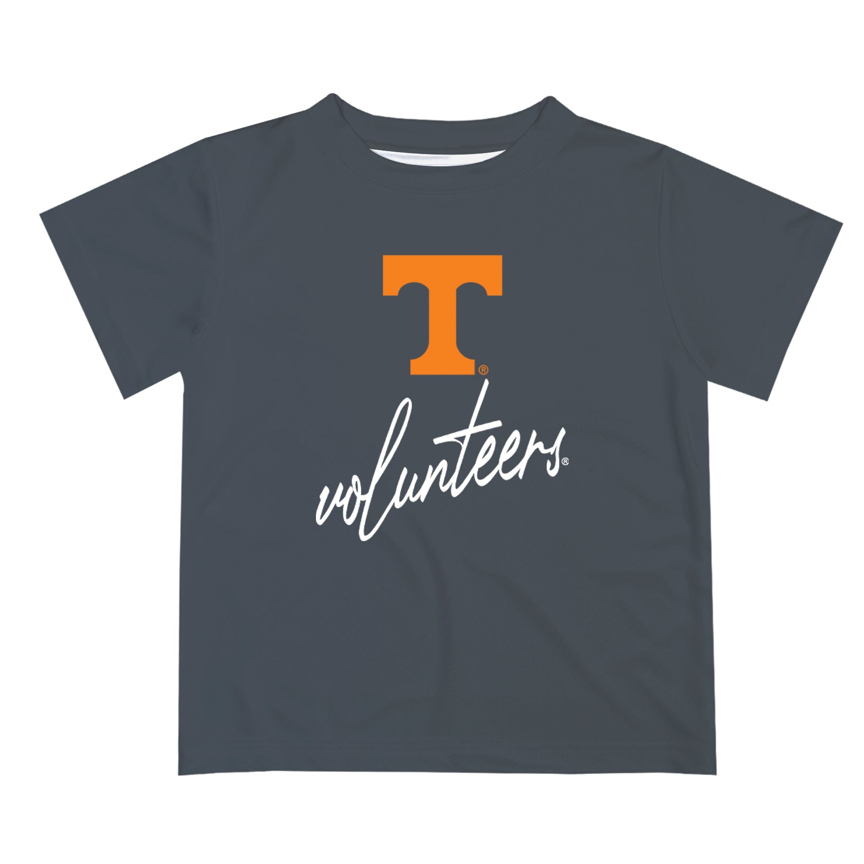 Tennessee Vols Script V1 Gray Short Sleeve Tee Shirt by Vive La Fete