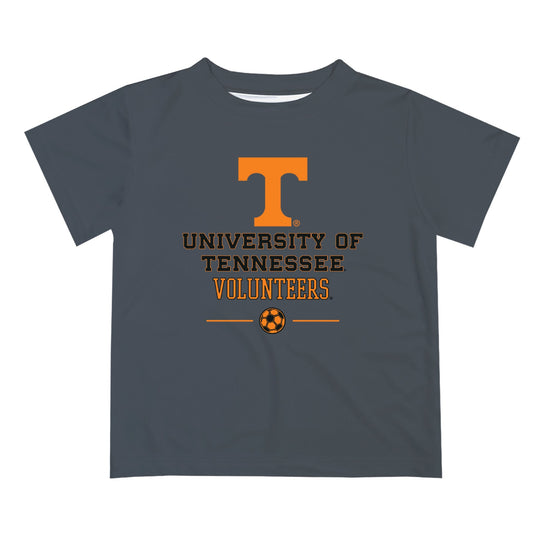 Tennessee Vols Vive La Fete Soccer V1 Gray Short Sleeve Tee Shirt
