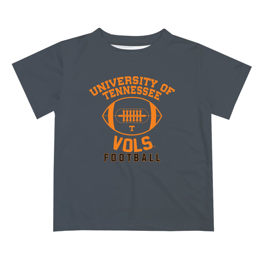 Tennessee Vols Vive La Fete Football V2 Gray Short Sleeve Tee Shirt