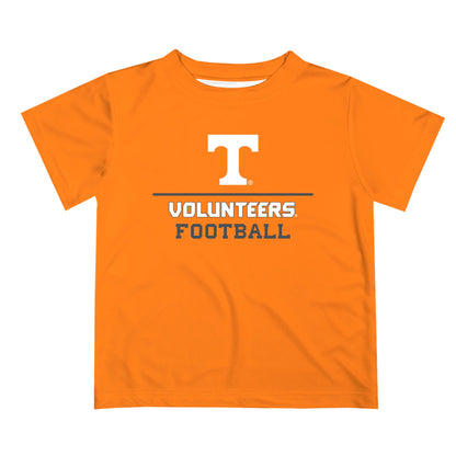 Tennessee Vols Vive La Fete Football V1 Orange Short Sleeve Tee Shirt