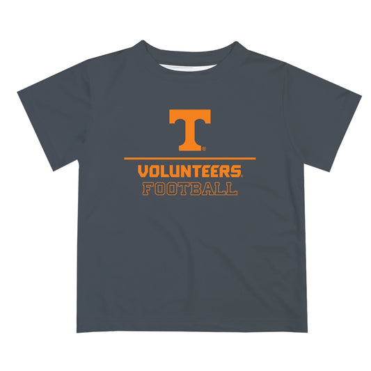 Tennessee Vols Vive La Fete Football V1 Gray Short Sleeve Tee Shirt