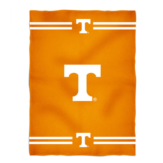 Tennessee Vols Game Day Soft Premium Fleece Orange Throw Blanket 40 x 58 Logo and Stripes